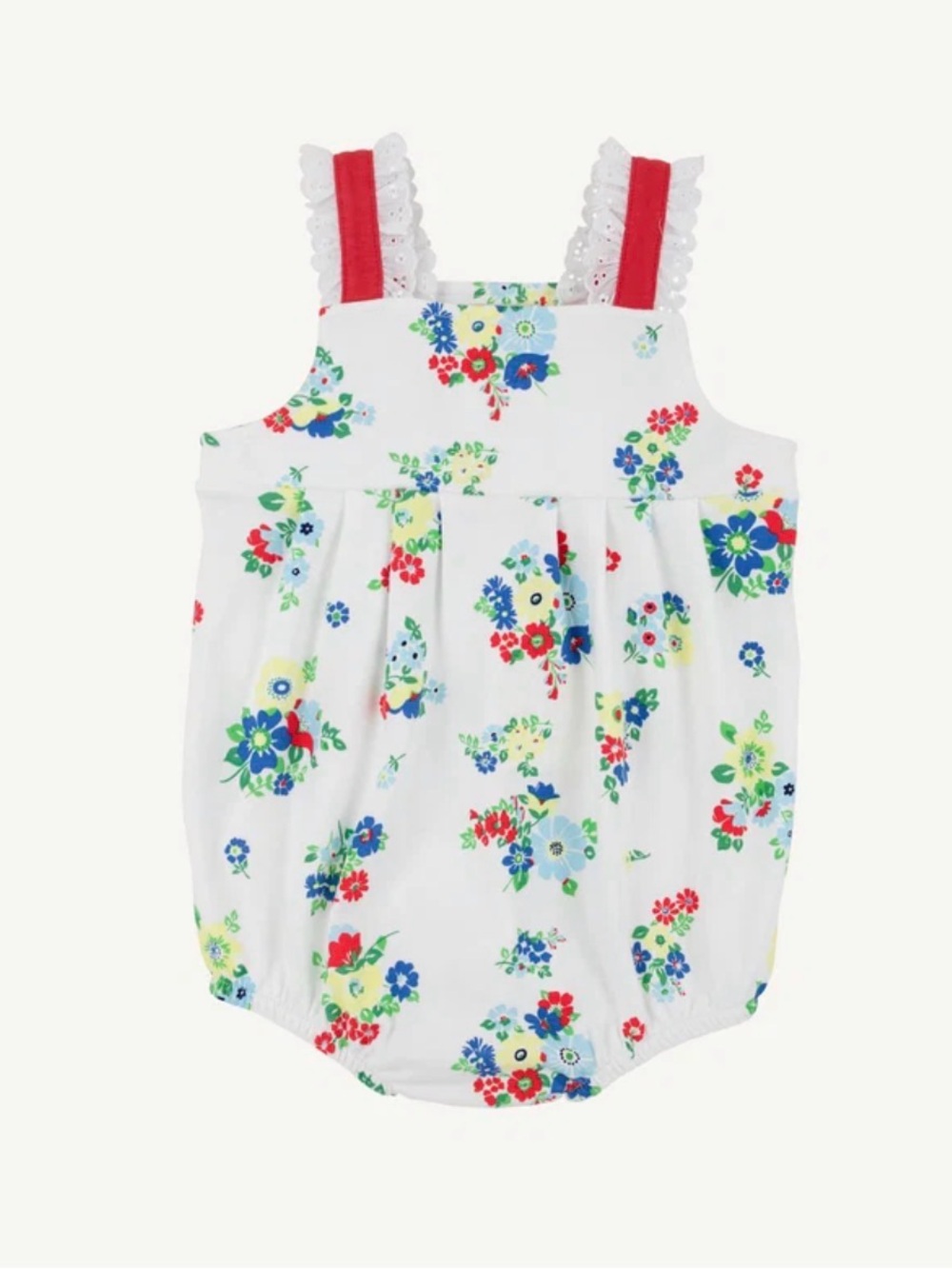 Beaufort Bonnet Branham Bubble Biltmore Blooms Richmond Red White Eyelet 3T TBBC
